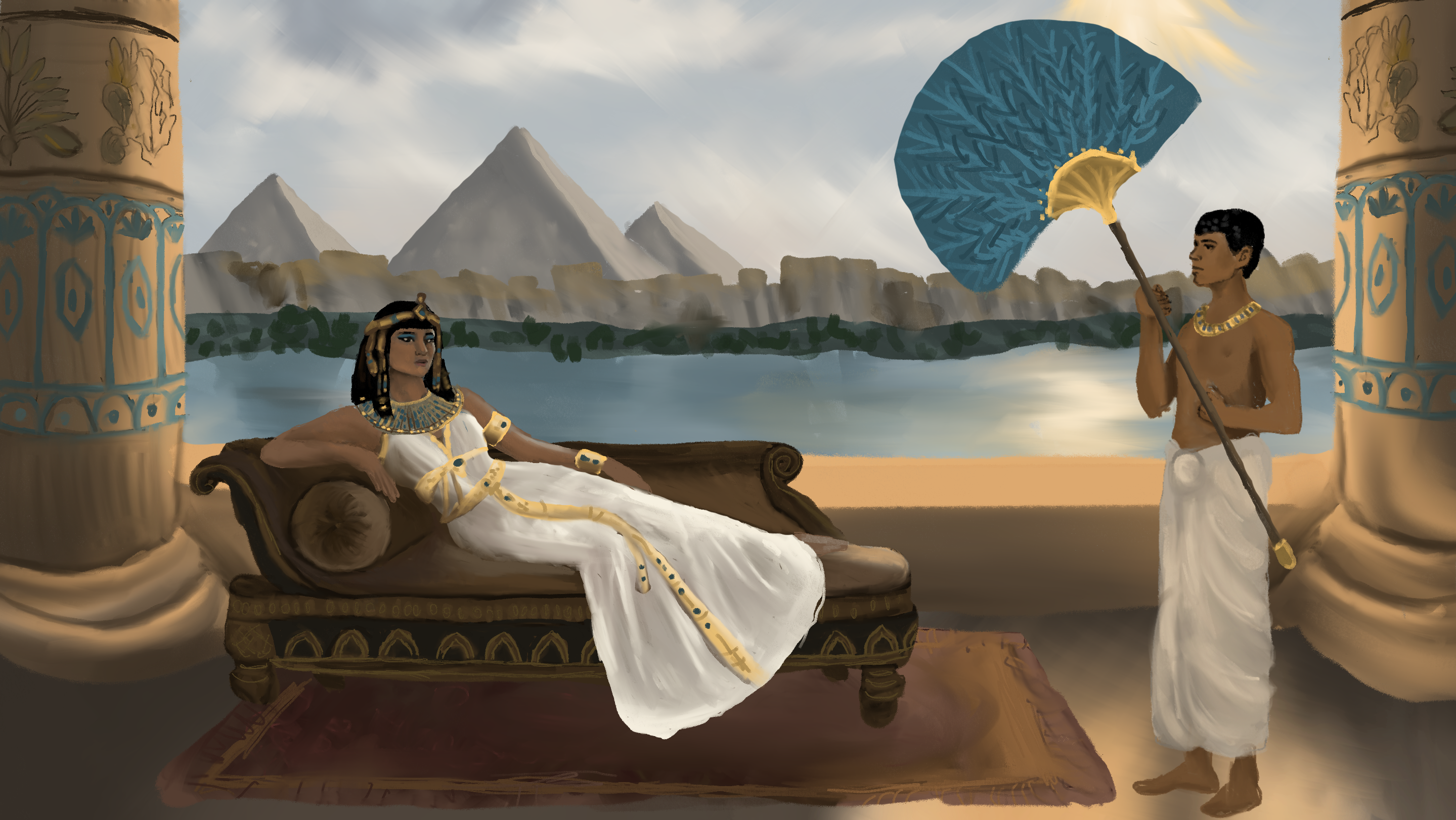 Through time tijdperk Egypte