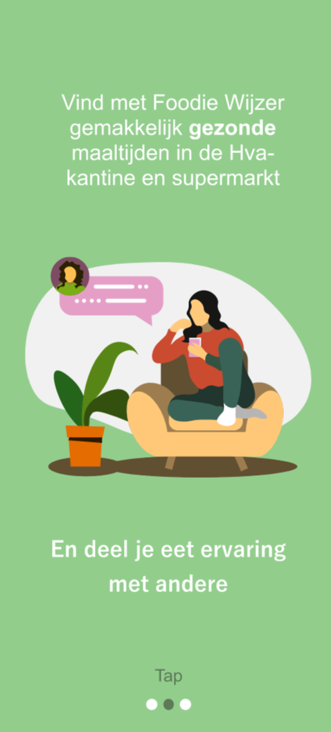 Foodie wijzer scherm 2
