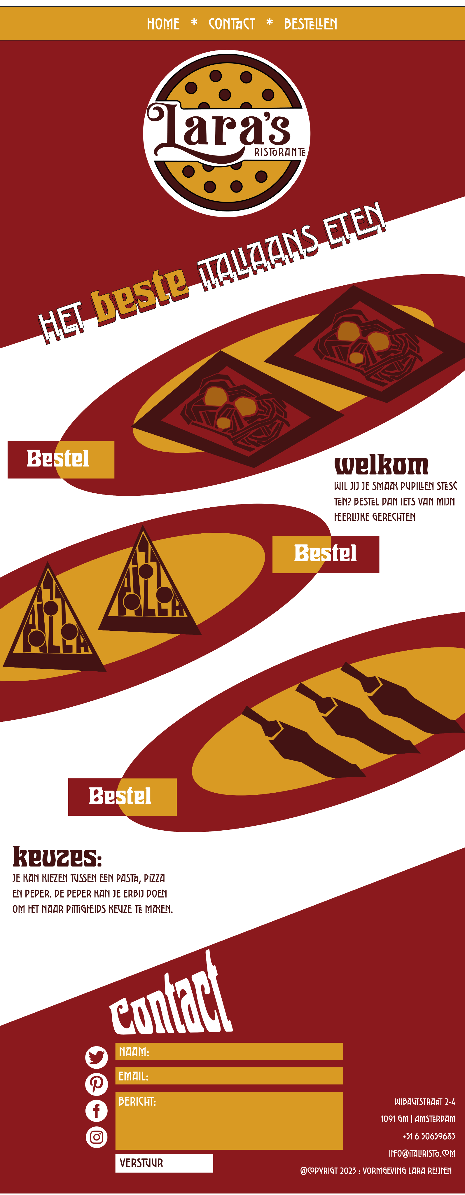 Loud typography vormgeving ontwerp